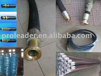 Four steel wire spiraled hose