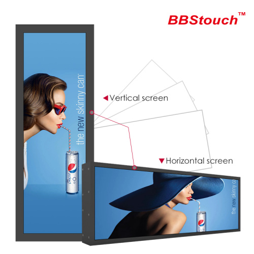 LCD bar advertising screen 21.2"~88"