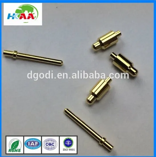 Custom LED Lighting charger pogo pin,brass contact pins for PCB and connector,solder cup pin