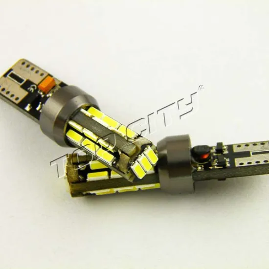 hotest selling T10 27SMD 4014 CANBUS car led headlight,T10 501 W5W CAR SIDE LIGHT BULBS ERROR FREE CANBUS led light bulb