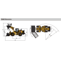 Loaders Front End Wheel Loader FL966H With Attachments