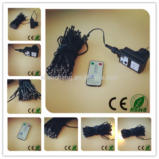 led christmas light warm white with remote & function control facoty wholesale made in china led ball string light decoration
