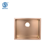 550 mm de oro rosa 304 baño de baño hecho a mano