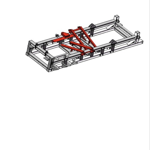 Сверхмощная стойка для основной рамы для мобильной станции скрининга
