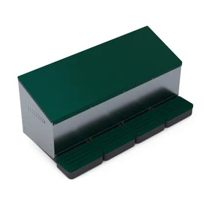 MG04-S Galvanized Steel Nest Box: Perfect for 20 Hens