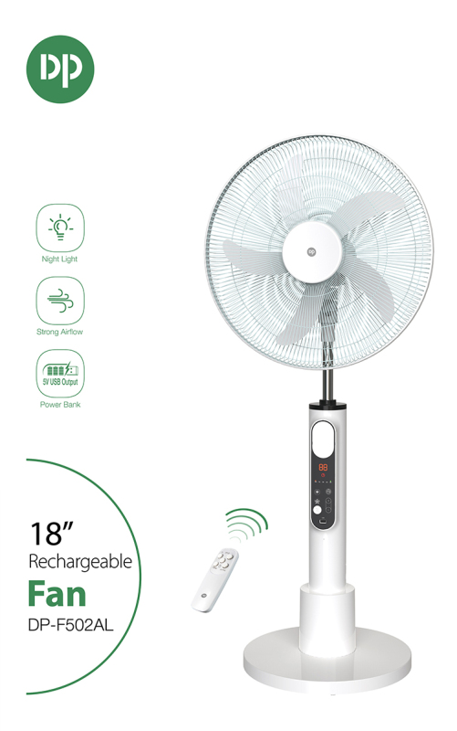 Household Standing Pedestal Floor Fans With Remote Control