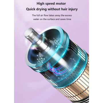 Negative ion leafless hair blower switch hair dryer