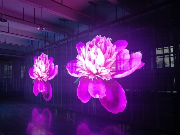 High transparency indoor led screen wall