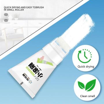 Indoor Wall Repair Paint Kit: Latex Paint with Roller Brush and Paste