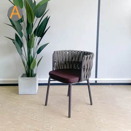 Rope Chair for Outdoor Dining and Balcony
