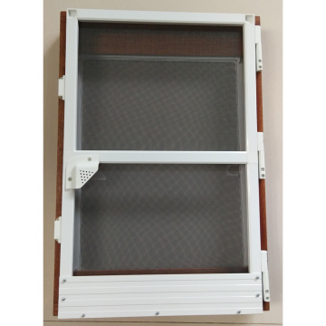 Aluminum frame insect screen door