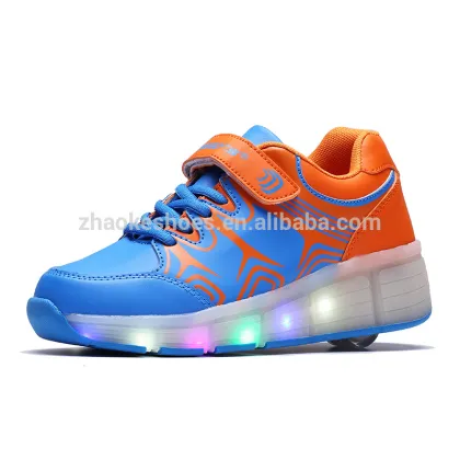 Wheels Winter Skate Shoes LED Casual Shoes Heel One Roller Shoes Kids Zapatillas Con Ruedas
