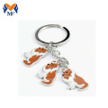 High quality custom soft enamel animal metal keychain