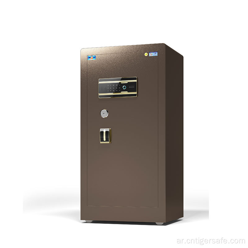 Tiger Safes Classic Series-Brown 100 سم قفل بصمة عالية