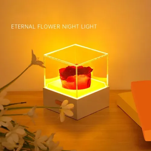 Причудливый USB -цветочный ночной свет для комнат для девочек
