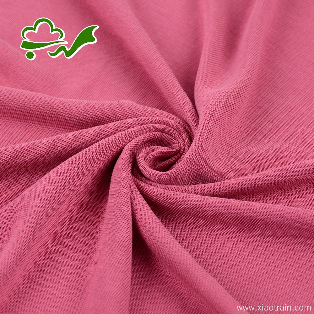 Single Jersey Modal Polyester Sand Washed Knitted Fabric