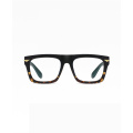 Fashion Thick Frame Tortoise Blue Light Glasses