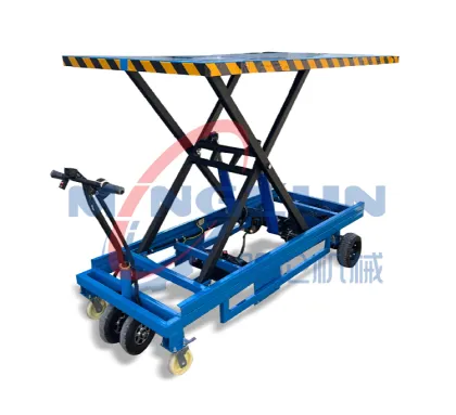 Customizable Guardrails for Storage Logistics and Goods Transportation Electric Lift Carts