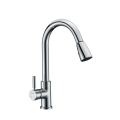 Single handle kitchen pull-out faucet