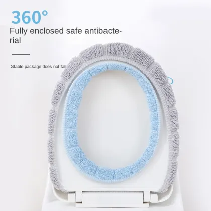 Four Seasons Universal Fleece-Lined Toilet Cushion