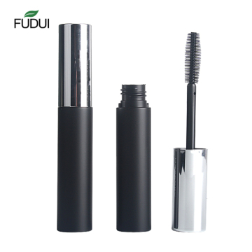 Matte black eyelash tube round empty mascara tube