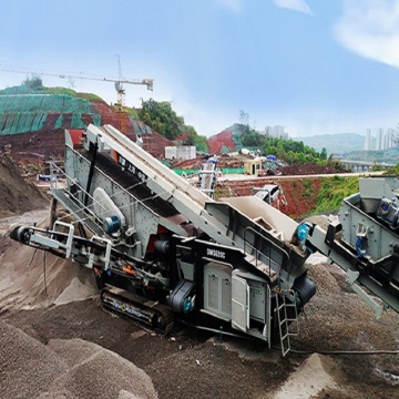 Shanghai Factory Hochqualitätsqualifizierter Steinbruch verfolgte Stone Crawler Mobile Screen -Anlage