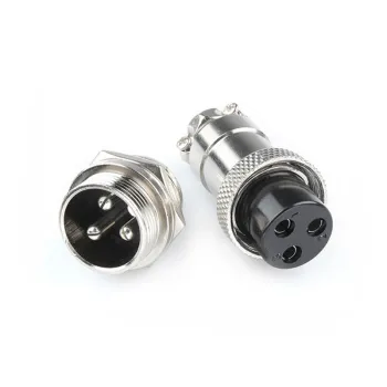 High Quality China Supplier: GX12 Aviation Plug Metal Connector, Terminal Block, Audio & Video Connectors - Male & Female