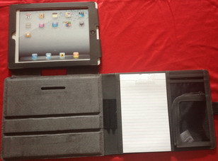 Topwin PU Leather Tablet Cases with Stationery for Apple iPad
