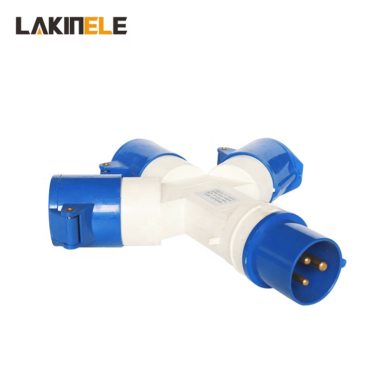 Industrial 3 Pin Multi Plug Socket 16a, High Quality Industrial 3 Pin ...