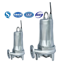 Bomba de esgoto submersível de aço inoxidável