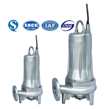Bomba de esgoto submersível de aço inoxidável
