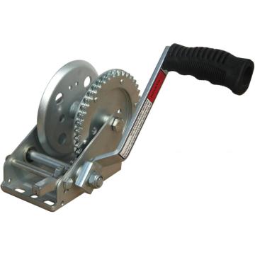 trailer winch with cable pulling winch slipway