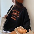 Fake two pieces sweater female
