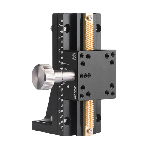 Platina manual de ranura en cola de milano de carrera larga con eje Z 40x40 mm