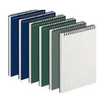 Wholesale A5 Spiral Notebooks - Cheap Grid Daily Planners