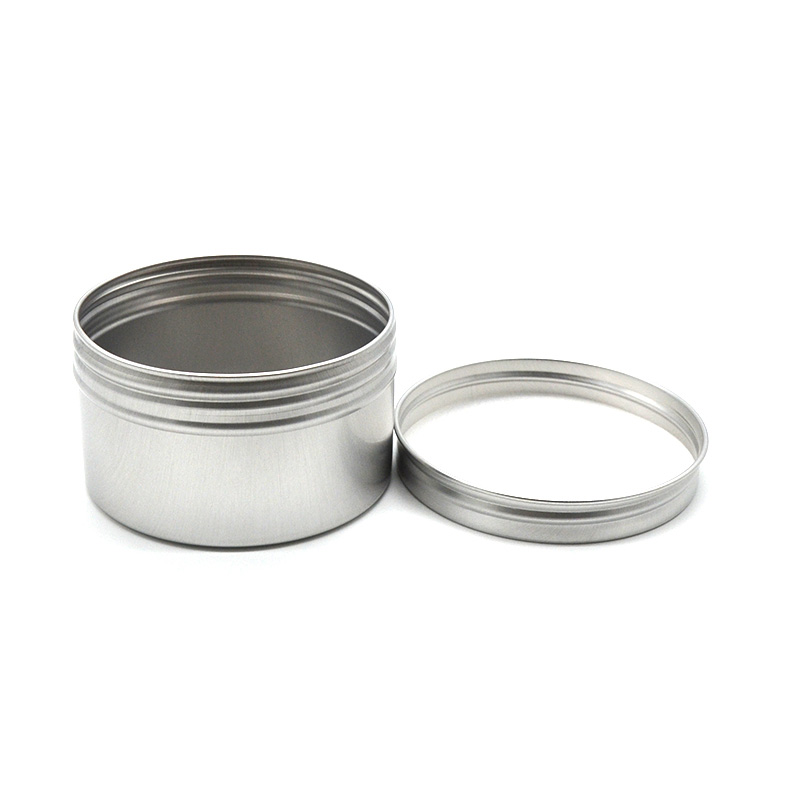 aluminum candle 150ml high jar packaging with lid