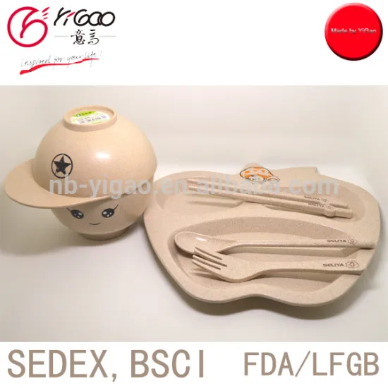 103883 corn starch kids dinnerware set