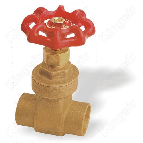 DICA type laiton Gate Valves avec soudure se termine