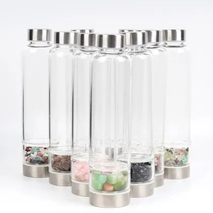 450ML Crystal Elixir Infused Gem Water Bottle