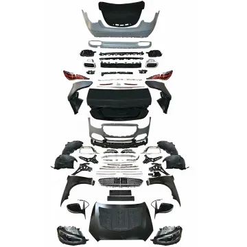Mercedes-Benz S Class W221 2006-2013 to W223 Maybach Hood Bumpers Body Kit Upgrade
