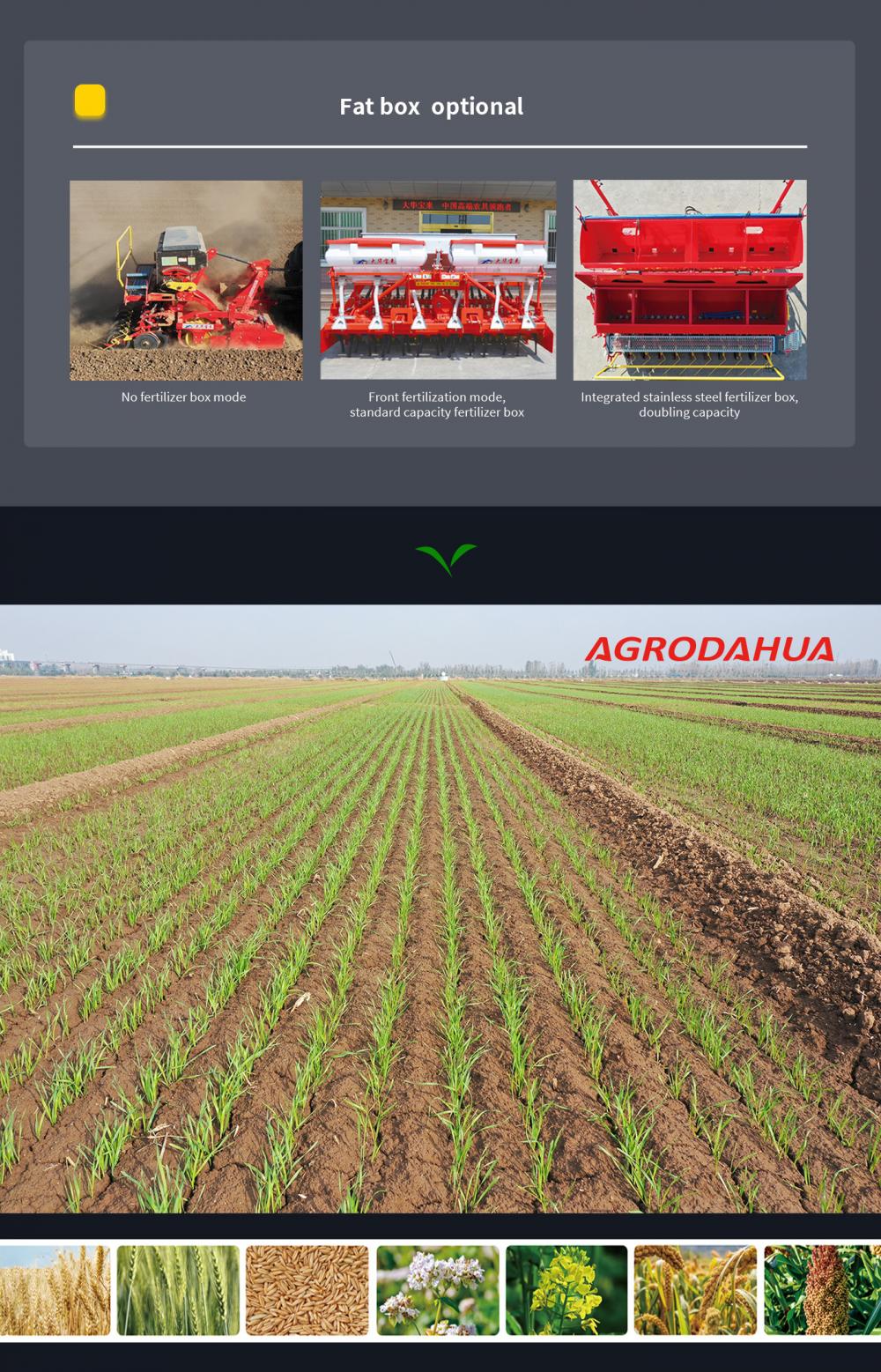 Suitable For Sowing Small And Medium Sized Grain Crops