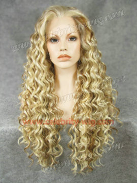 Blonde Color Drag Queen Rupaul Synthetic Lace Front Wig
