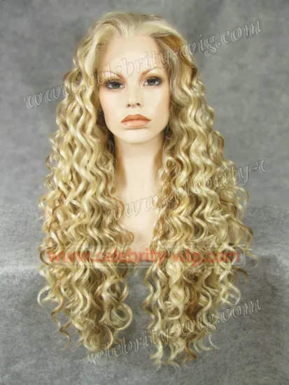 Blonde Color Drag Queen Rupaul Synthetic Lace Front Wig