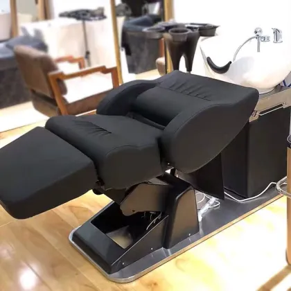 Lay down washing salon Electric shampoo chair