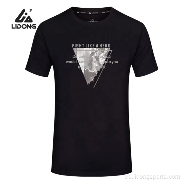 Camiseta de impresión de camisa de algodón con su propio logotipo