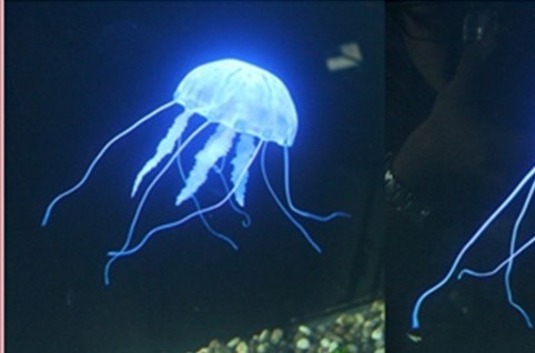 Silicone aquarium decoration jellyfish