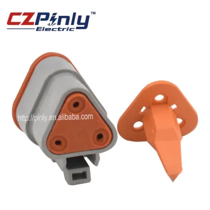 Female Waterproof 3 Pins Deutsch Automotive Connector Plug DT06-3S