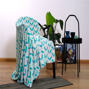 Double-sided Short Plush Fleece Bed Throws Blankets