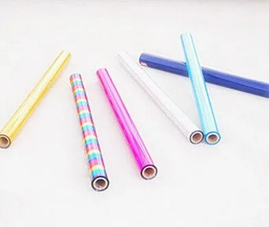 Hot stamping foil in rainbow