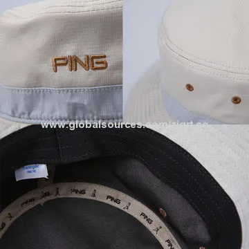 100% Polyester PING golf bucket hat